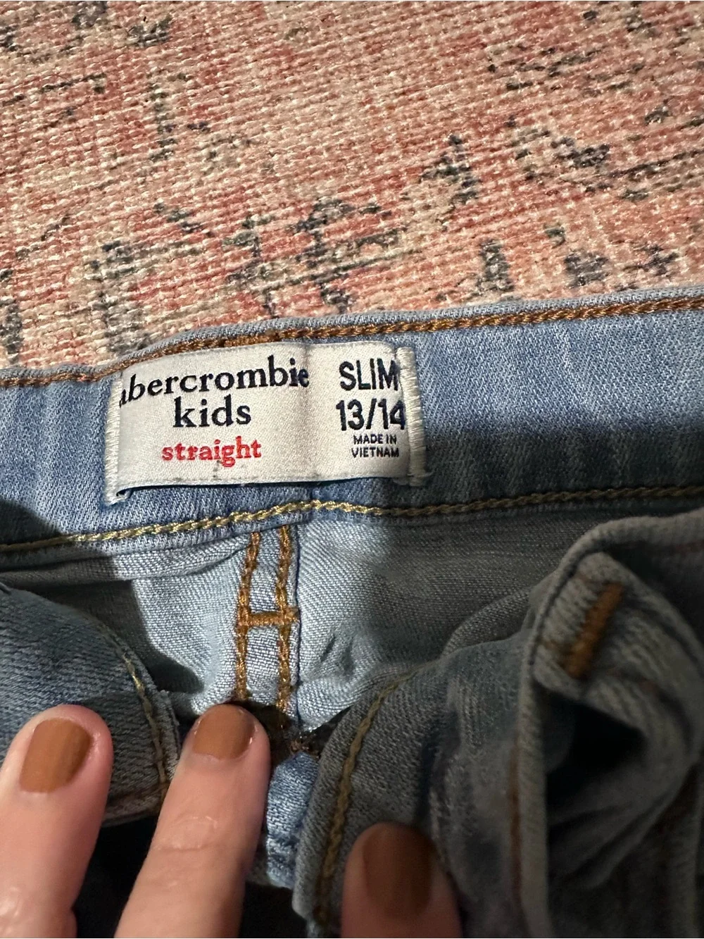 abercrombie kids Light Blue Denim Cutoff Shorts